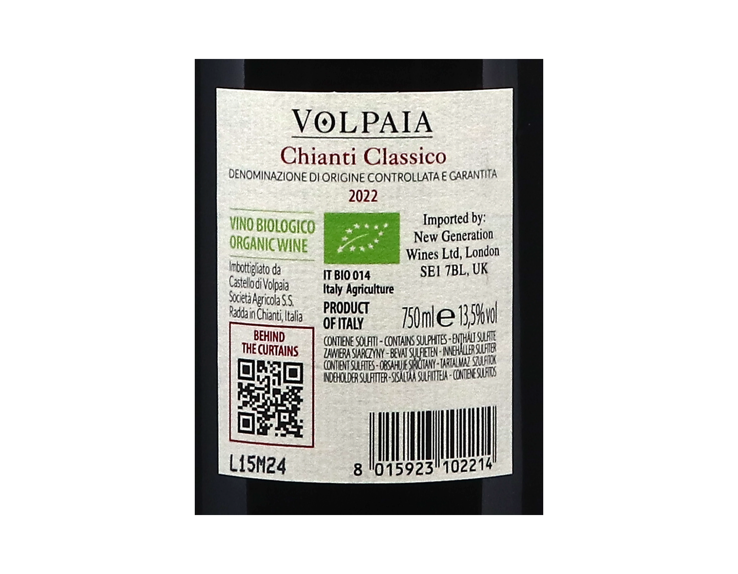 Chianti Classico Castello di Volpaia 2022 Organic