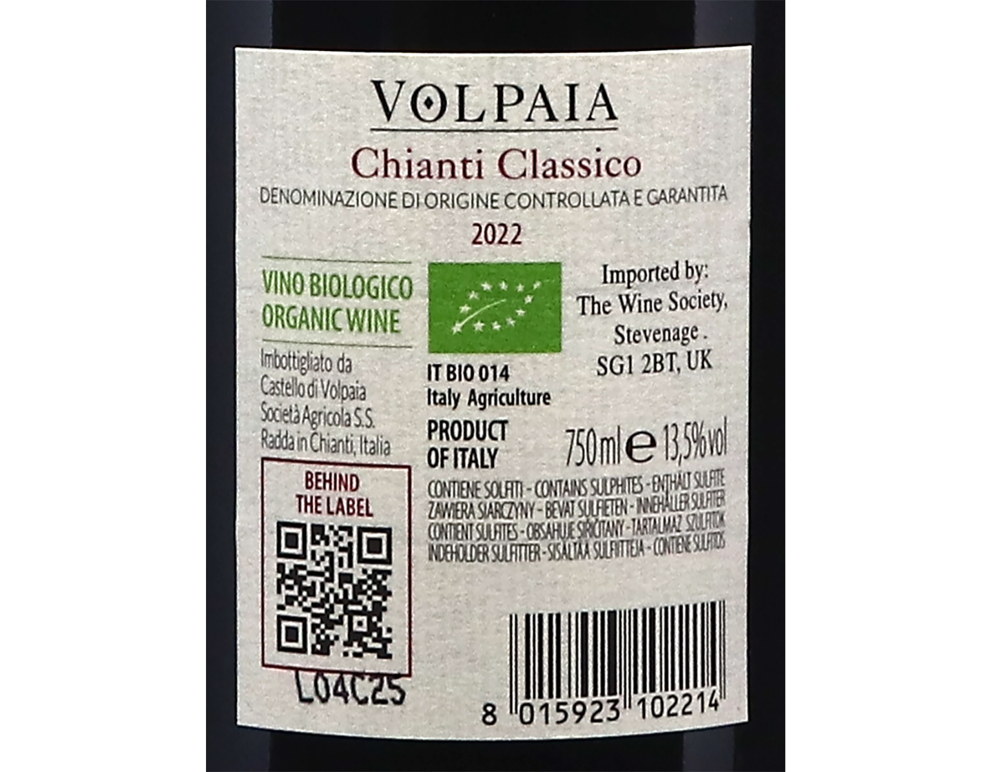 Chianti Classico, Castello di Volpaia 2022