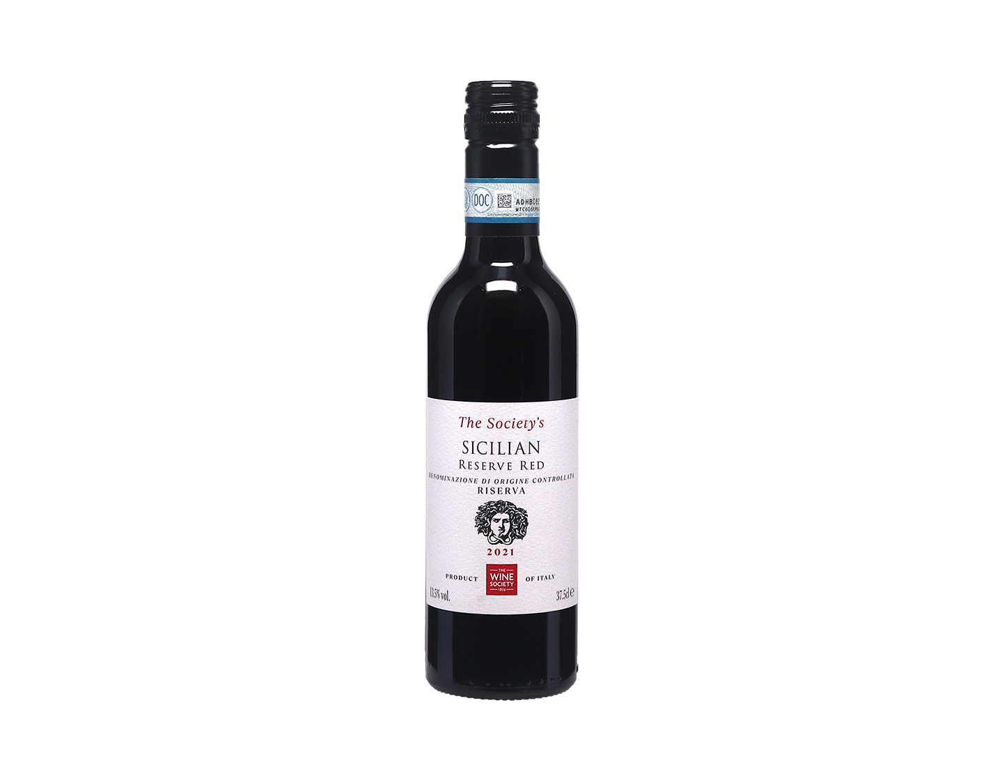 Half bottle of The Society's Sicilian Reserve Red 2021