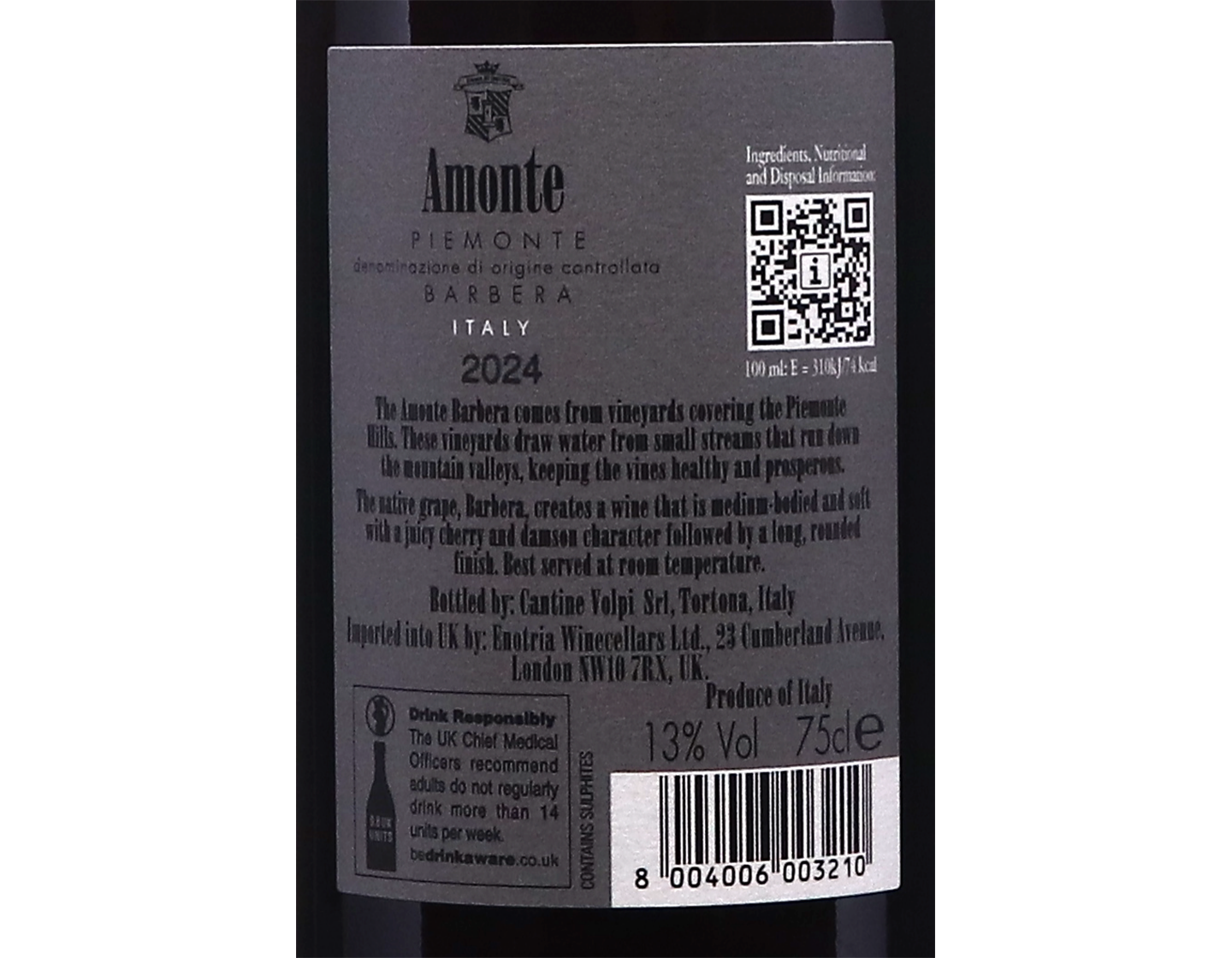 Barbera del Piemonte Amonte 2024