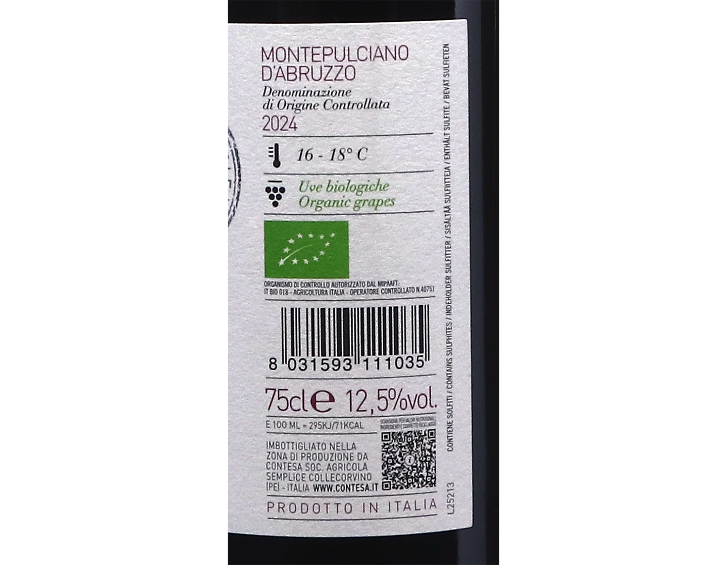 Montepulciano d'Abruzzo, Vigna Corvino 2024