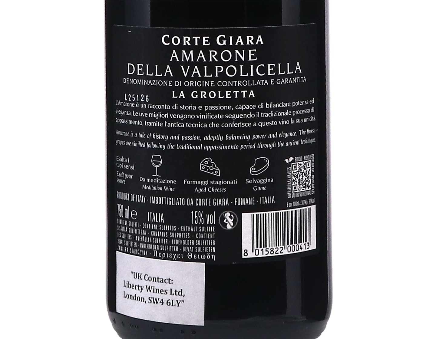 Amarone della Valpolicella Corte Giara Allegrini 2022