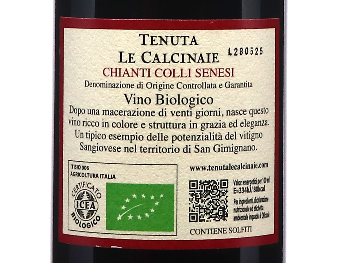 Chianti Colli Senesi Tenuta Le Calcinaie, Simone Santini 2024
