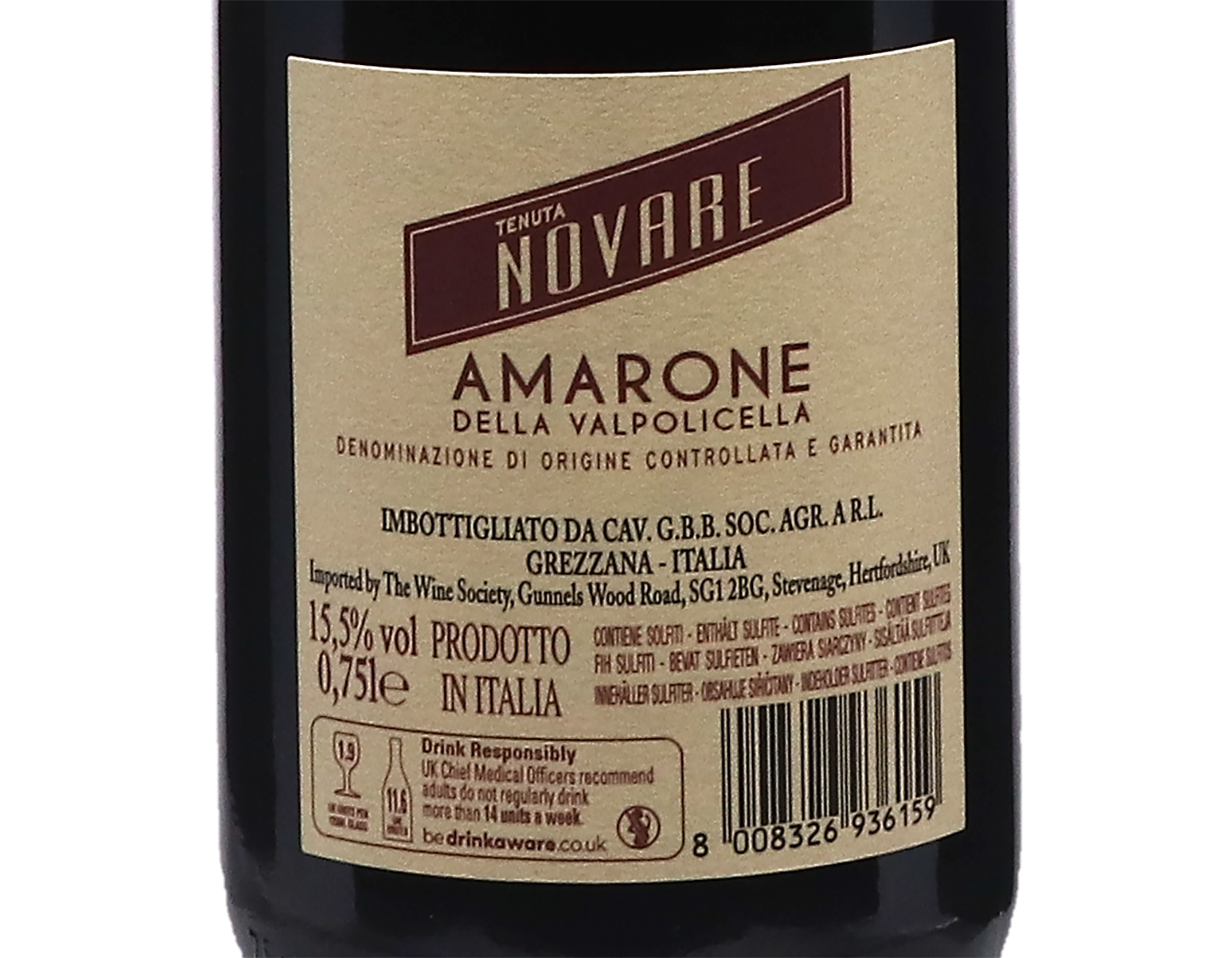 Amarone della Valpolicella, Tenuta Novare 2022