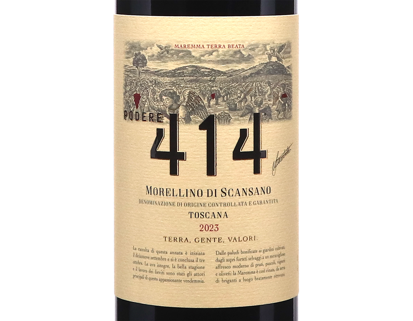 Morellino di Scansano Podere 414 2023 ORGANIC