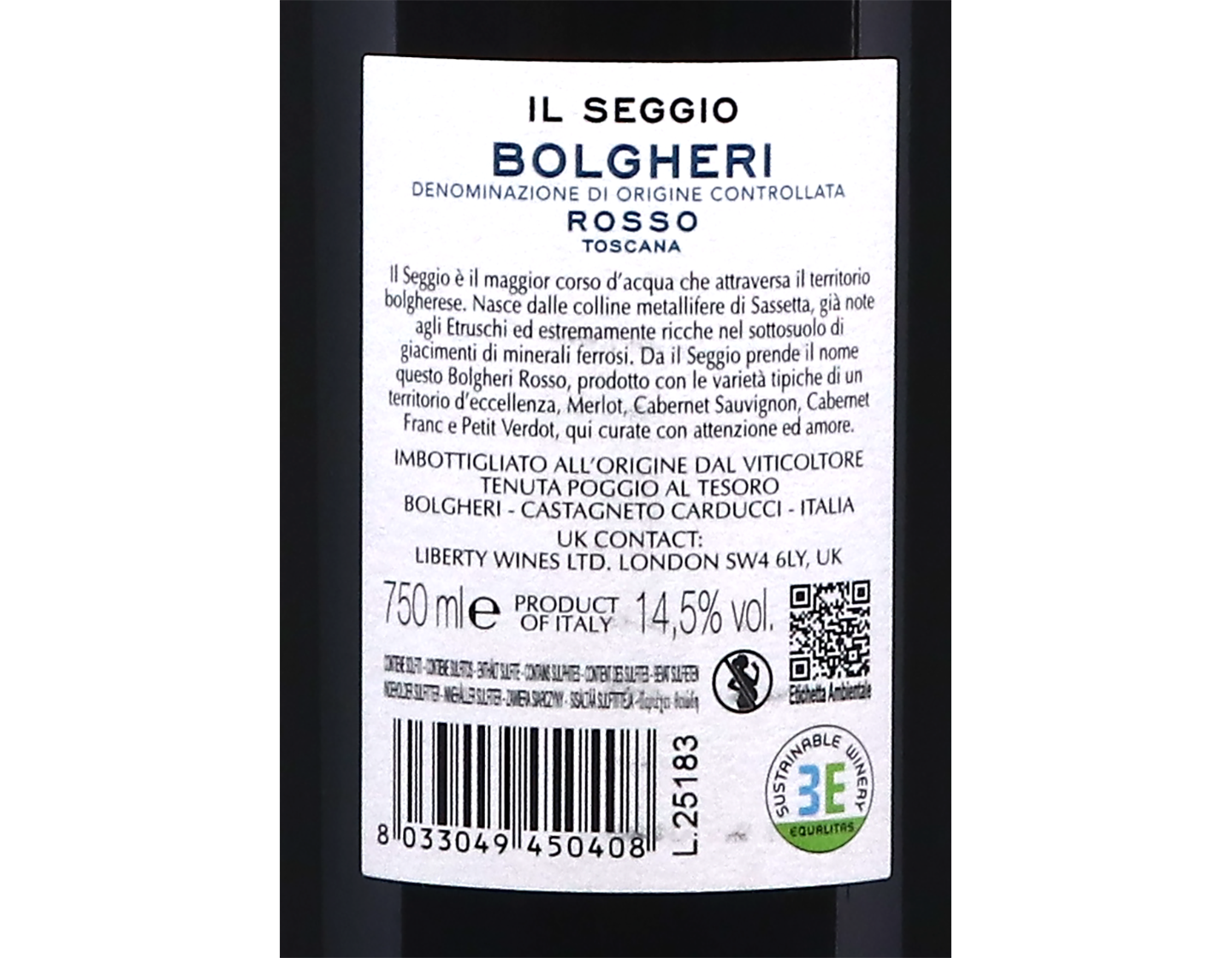 Bolgheri Il Seggio, Poggio al Tesoro 2023