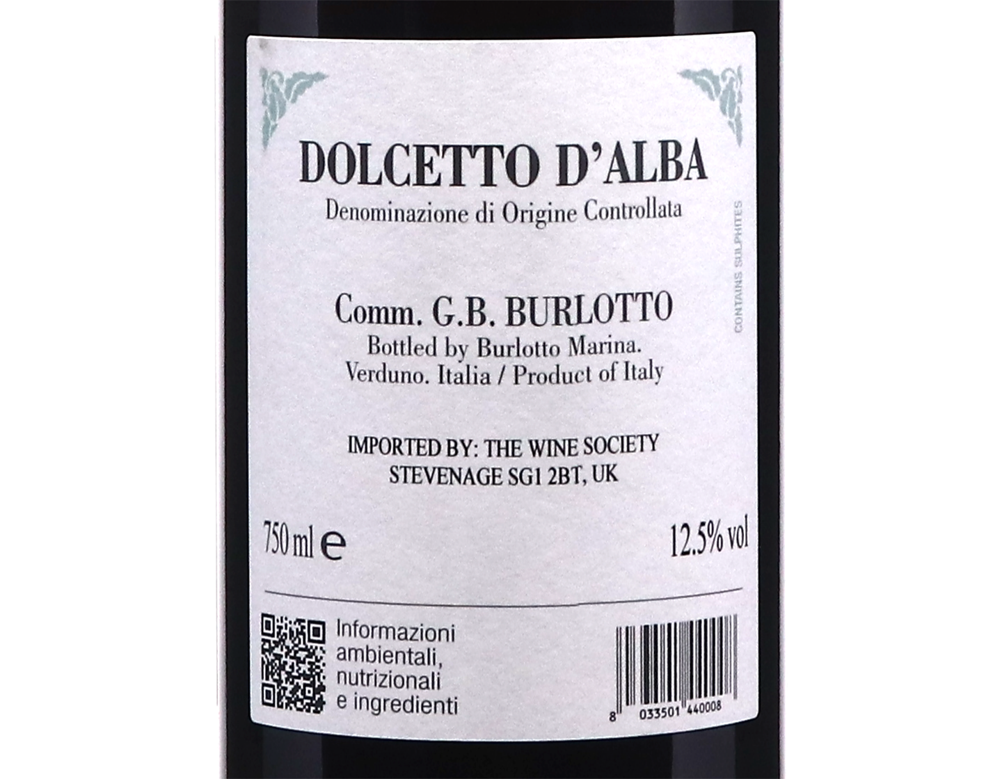 Dolcetto d'Alba GB Burlotto 2024