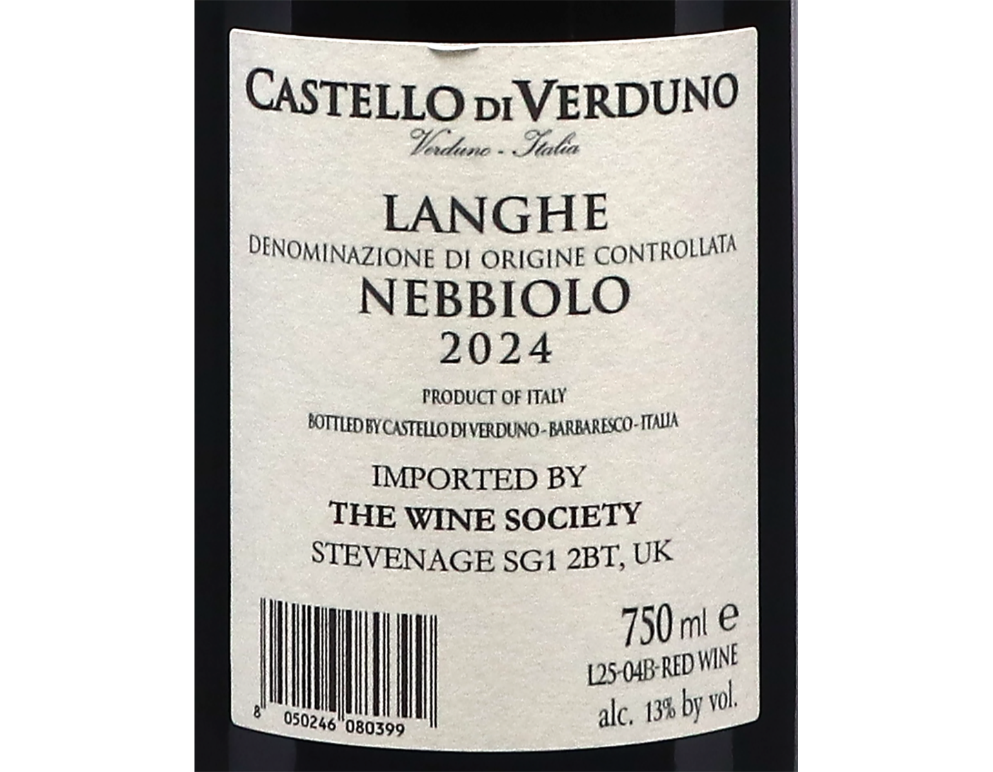 Langhe Nebbiolo Castello di Verduno 2024