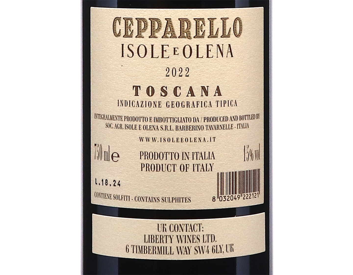 Cepparello, Isole e Olena 2022