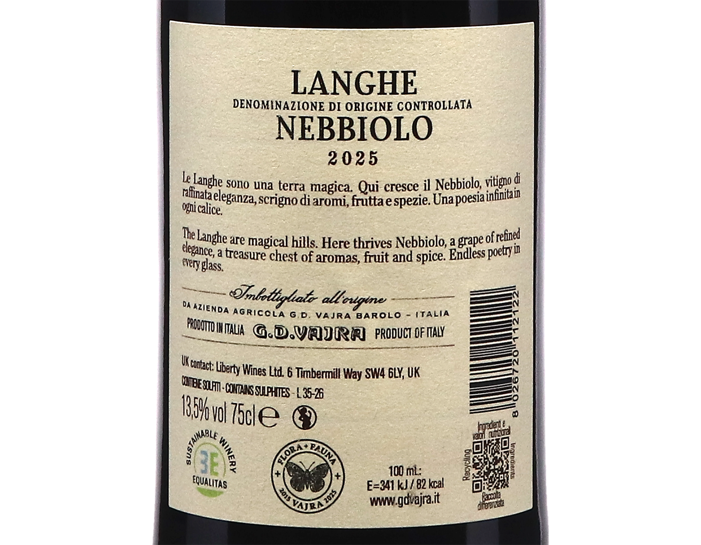 Nebbiolo Langhe GD Vajra 2025