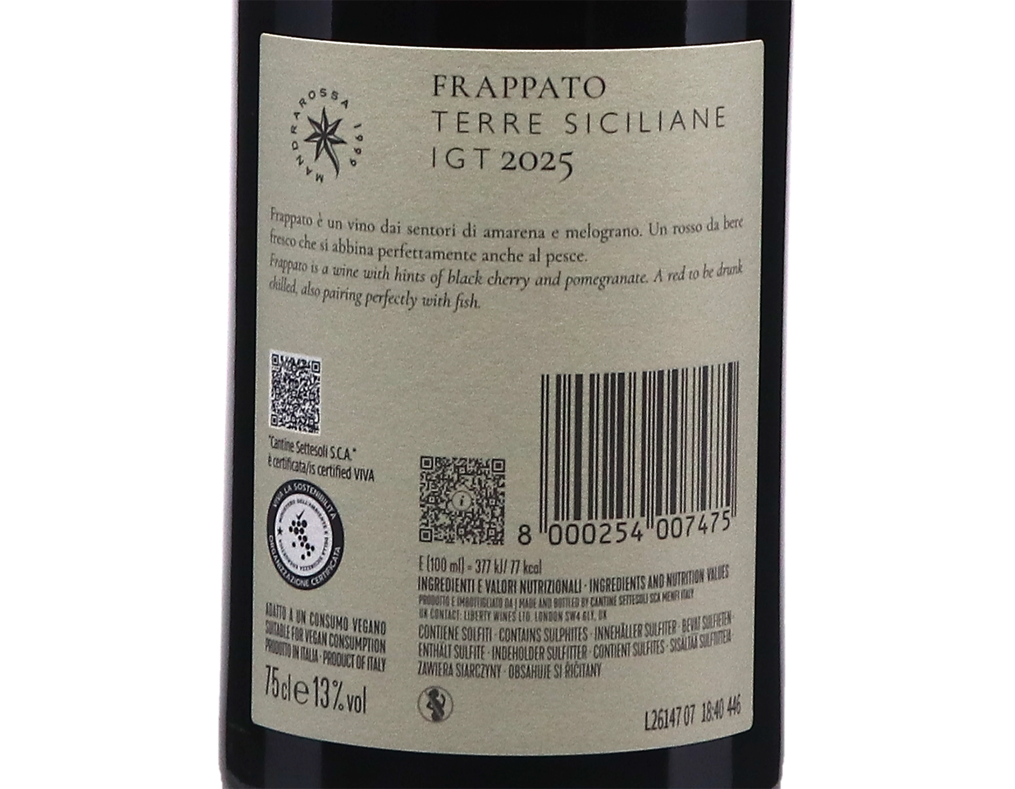 Frappato Costadune Mandrarossa 2025