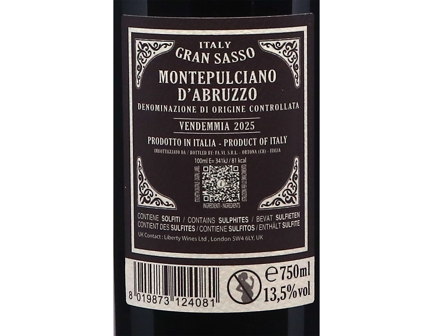 Montepulciano d'Abruzzo Gran Sasso 2025