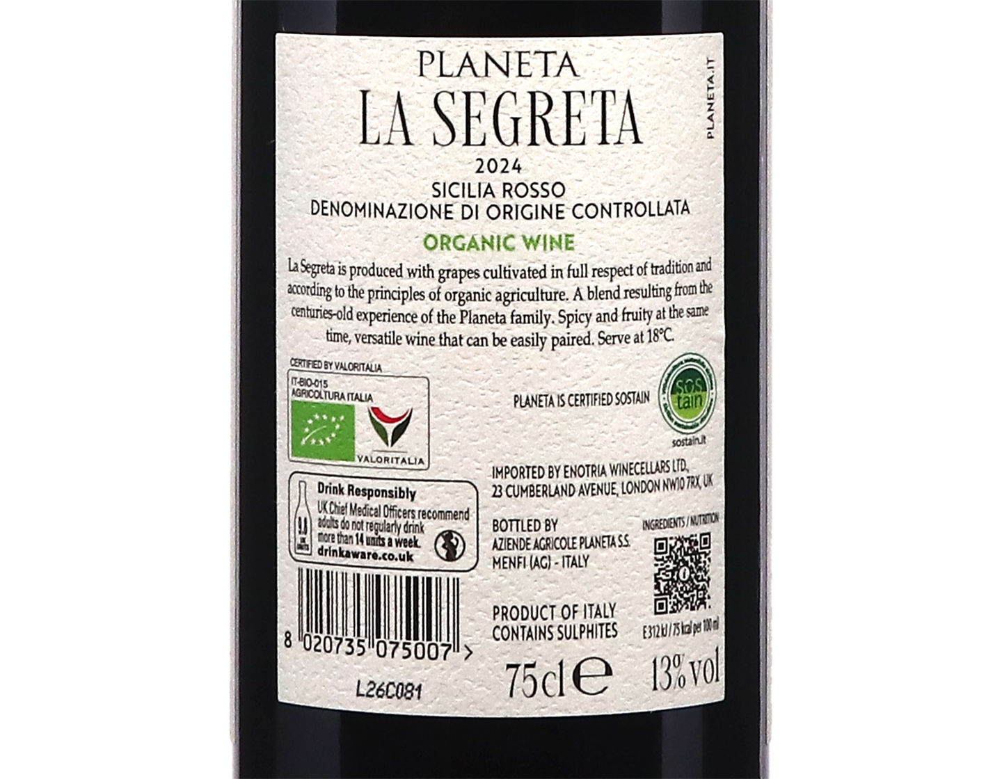 La Segreta Rosso, Planeta 2024