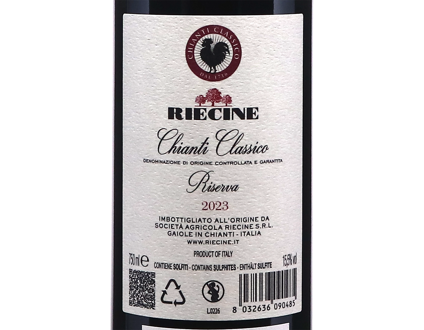 Chianti Classico Riserva Riecine 2023
