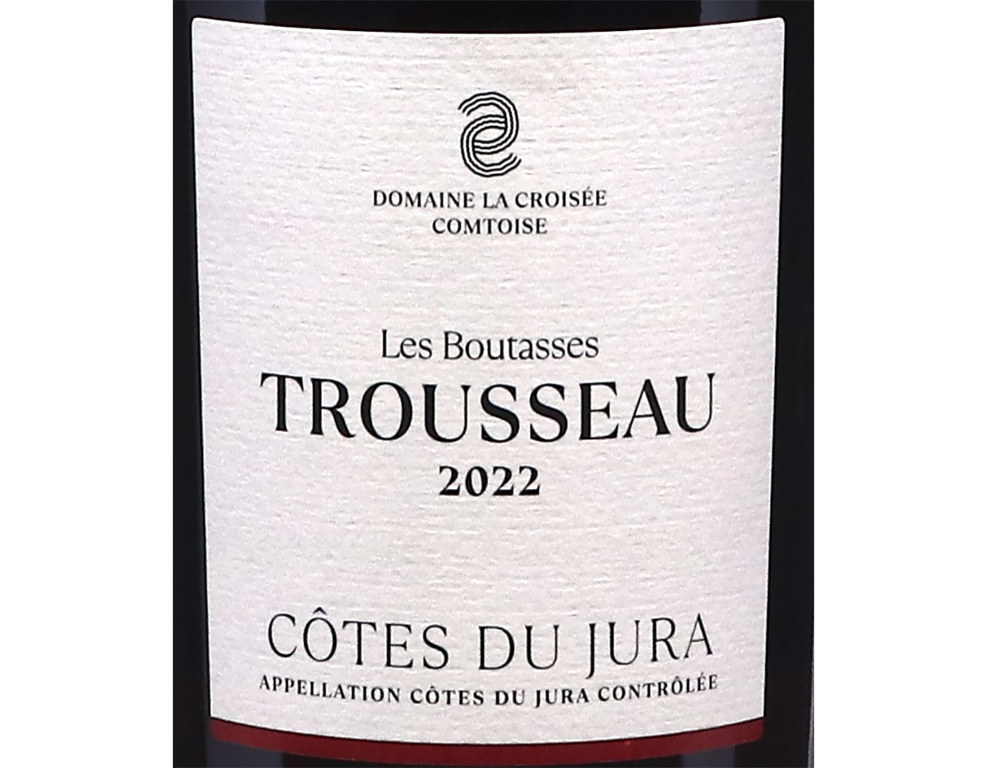Trousseau les Boutasses 2022, Domaine de la Croisée Comtoise