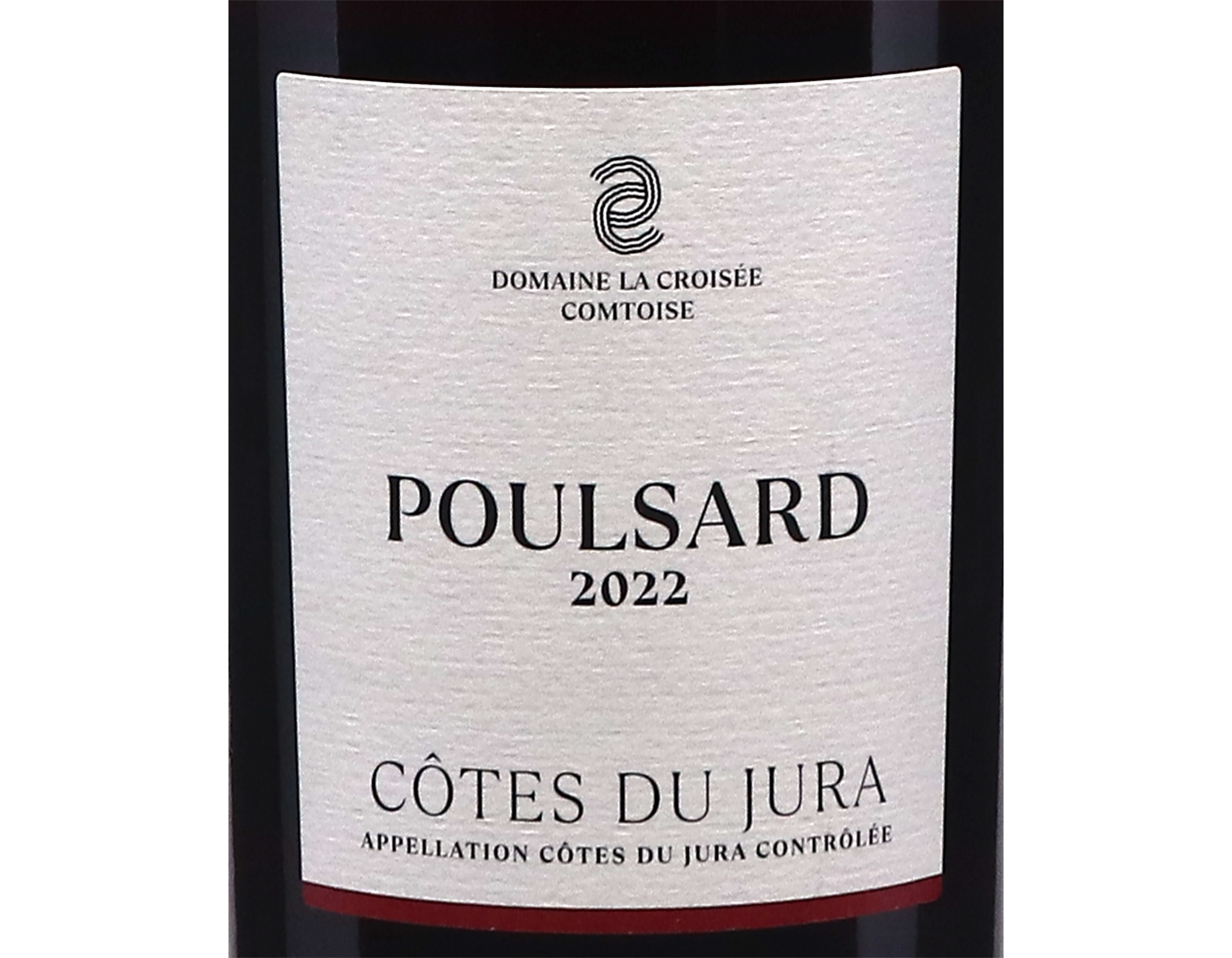 Poulsard Cote du Jura Rouge 2022,Domaine de la Croisee Comtoise