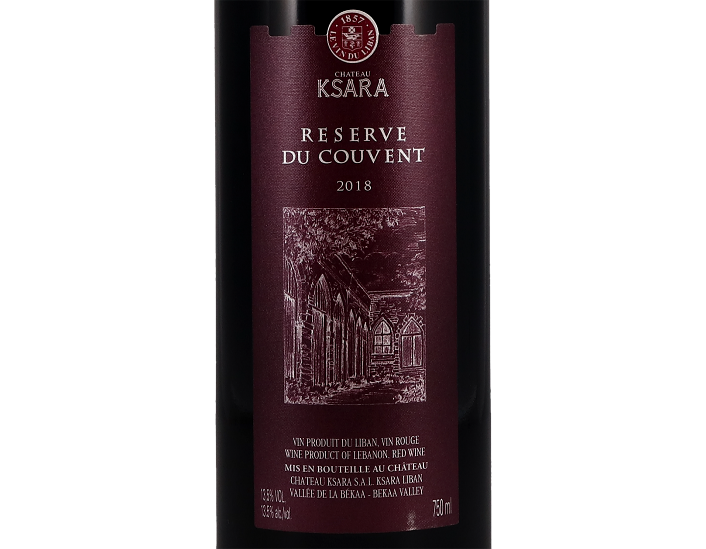  Chateau Ksara Reserve de Couvent 2018
