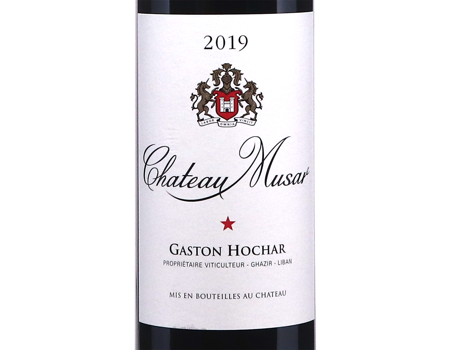 Half Bottle of Chateau Musar 2019