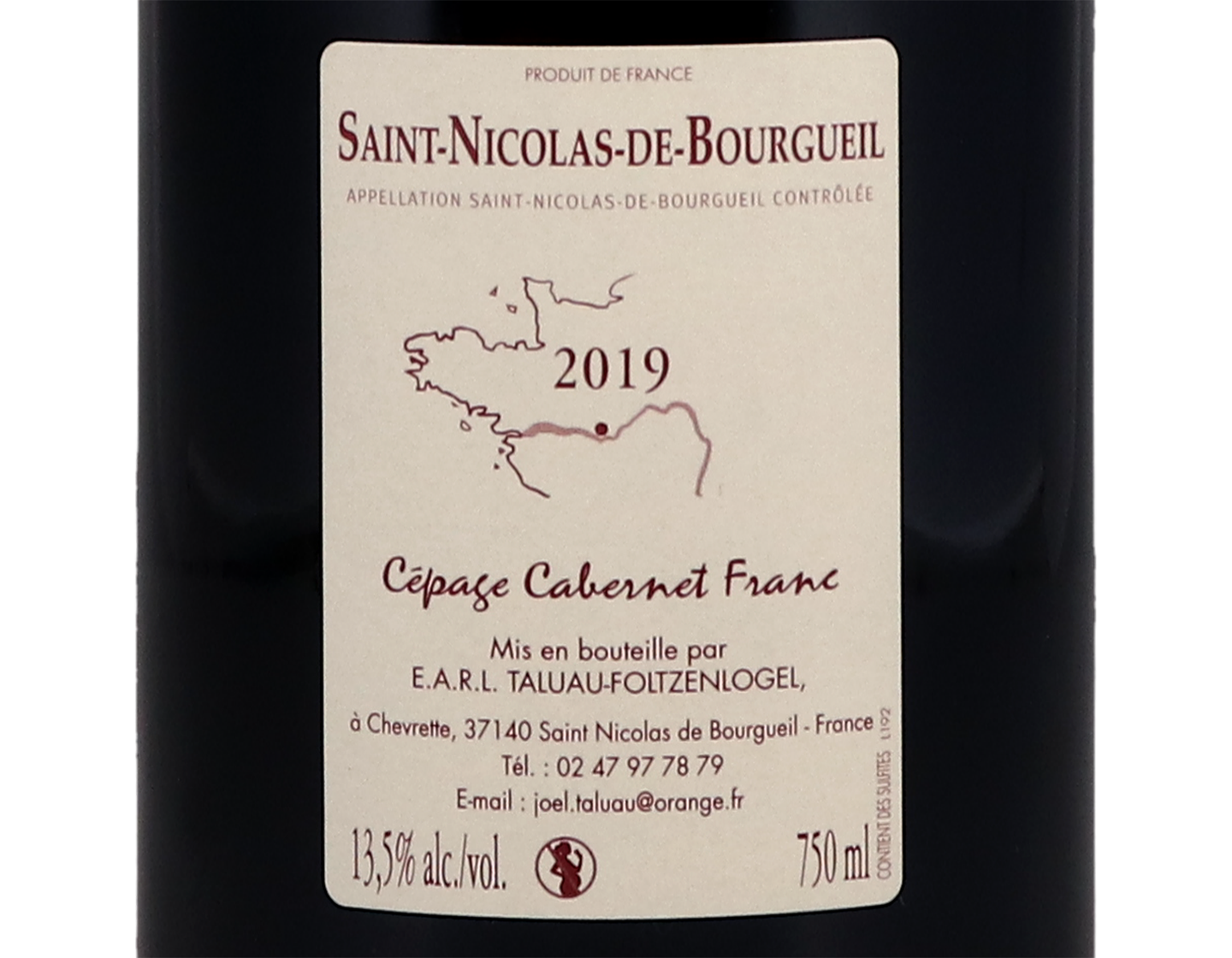 Saint-Nicolas de Bourgueil 'L'Expression', Joël Taluau 2019