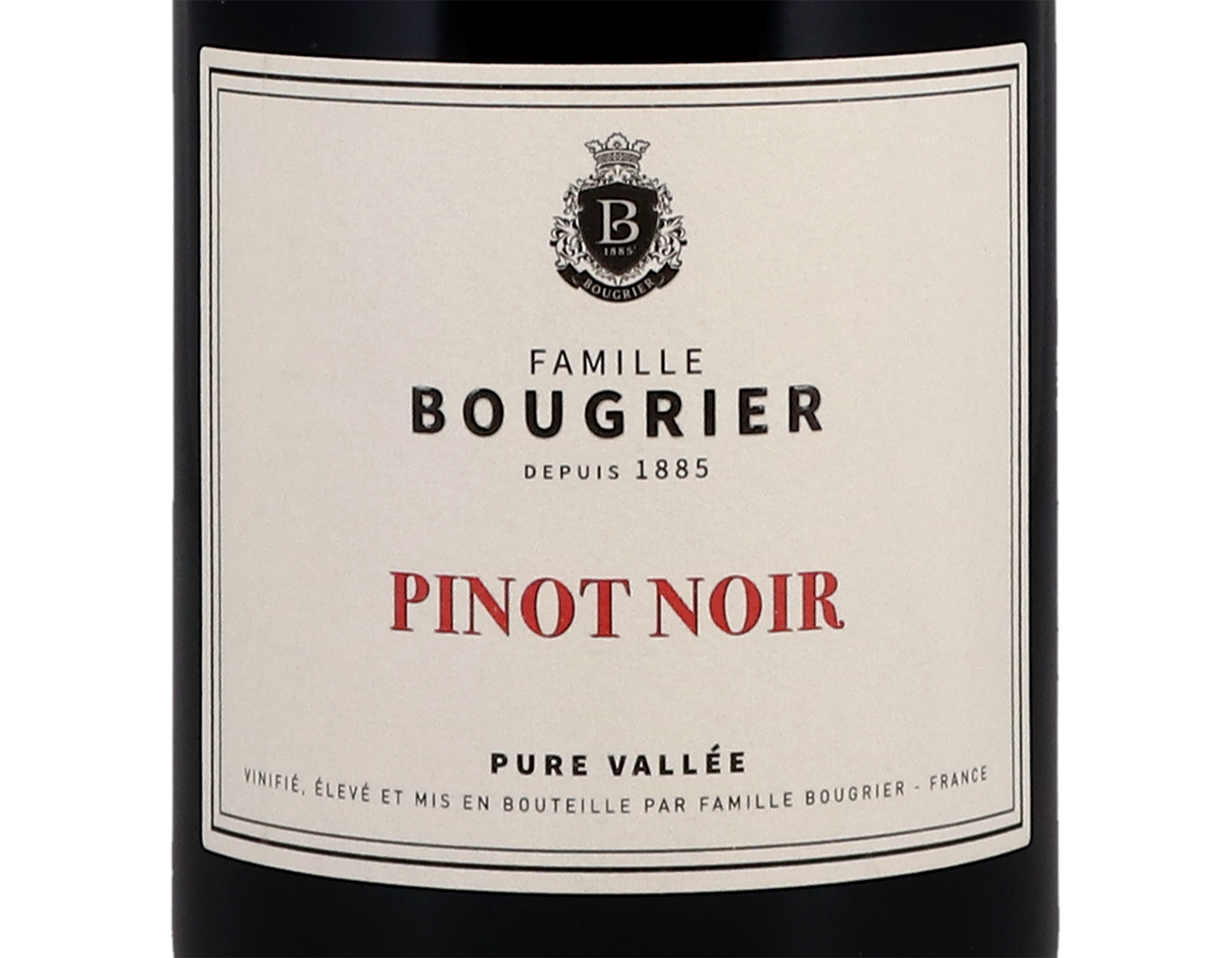 Pinot Noir 'Pure Vallée' Vin de France, Famille Bougrier 2020