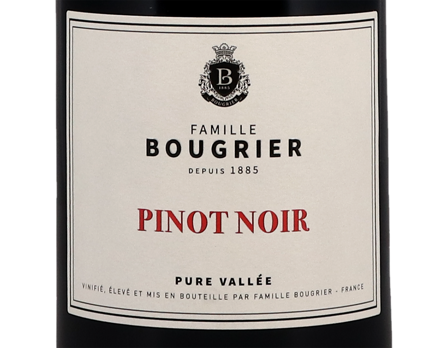 Pinot Noir Pure Vallee Vin de France Famille Bougrier 2021