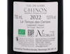 Chinon Temps des Cerises Domaine de la Noblaie 2022 view 3
