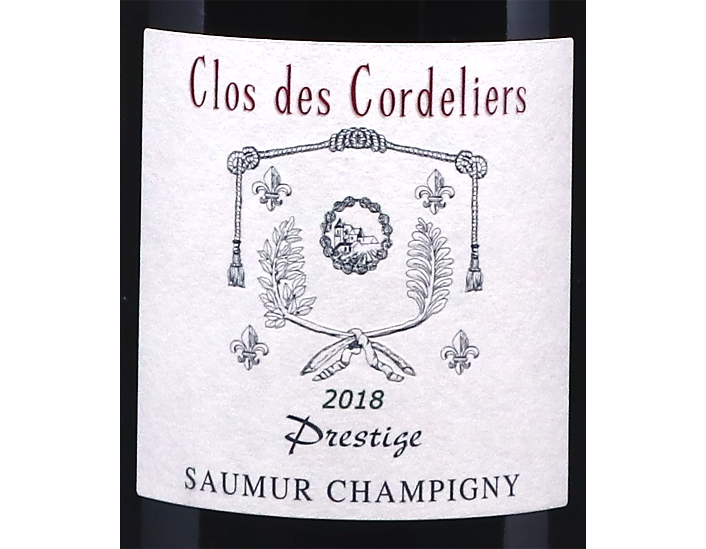 Saumur Champigny Clos des Cordeliers Cuvee Prestige Domaine Ratron 2018