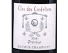 Saumur Champigny Clos des Cordeliers Cuvee Prestige Domaine Ratron 2018 view 2