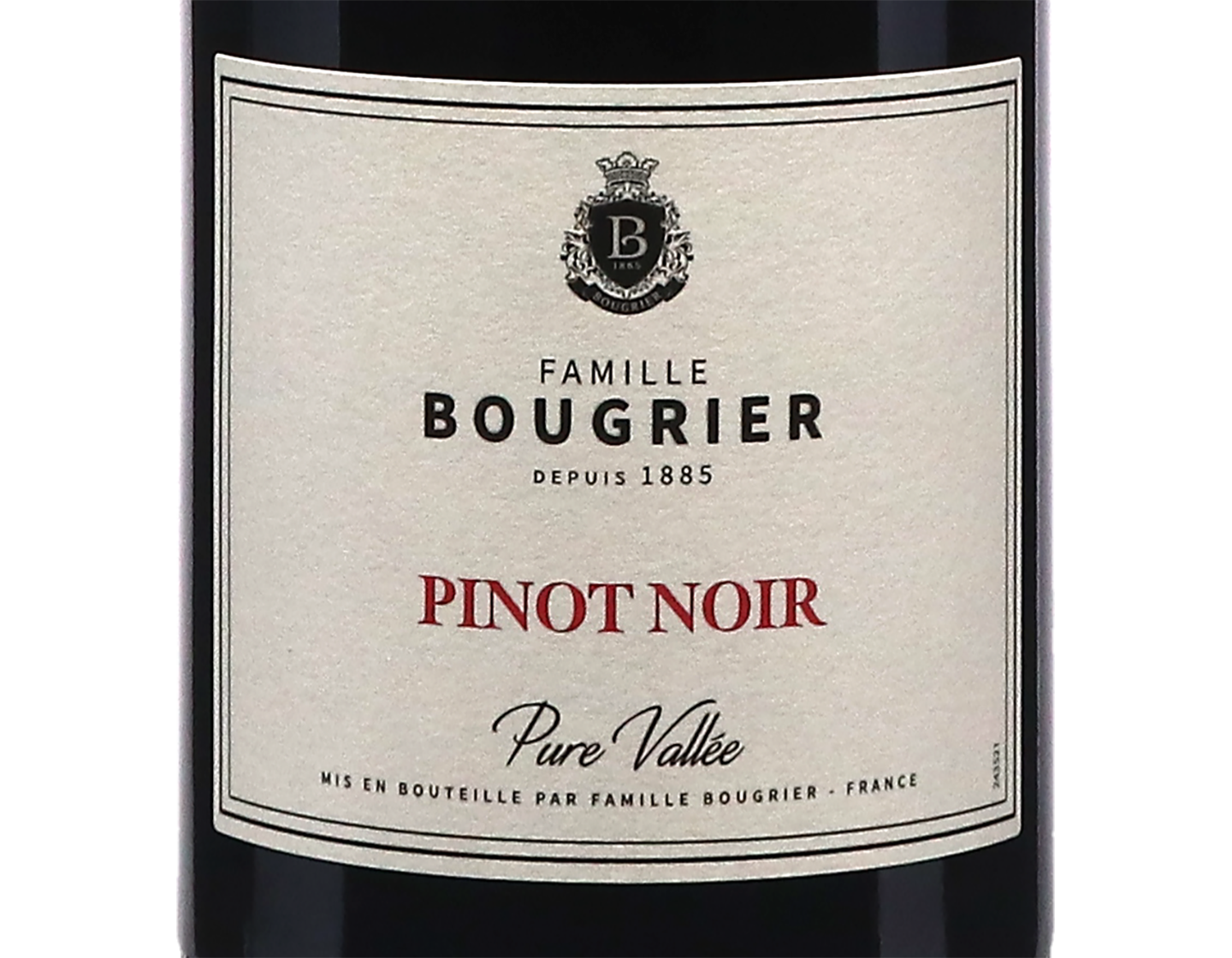 Pinot Noir Pure Vallee Vin de France Famille Bougrier 2025