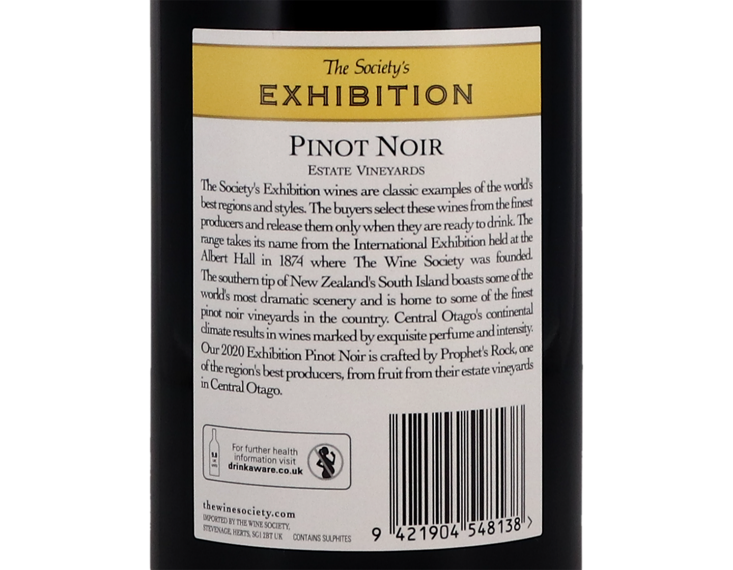 The Society's Exhibition Central Otago Pinot Noir 2020