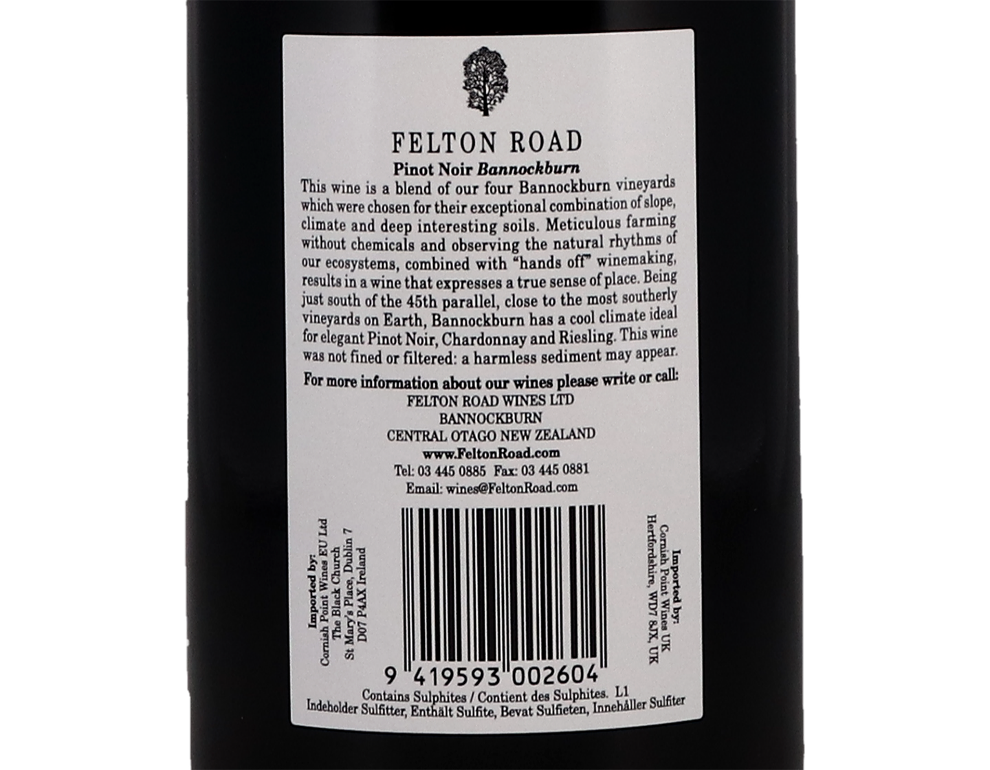 Magnum of Felton Road Bannockburn Central Otago Pinot Noir 2020
