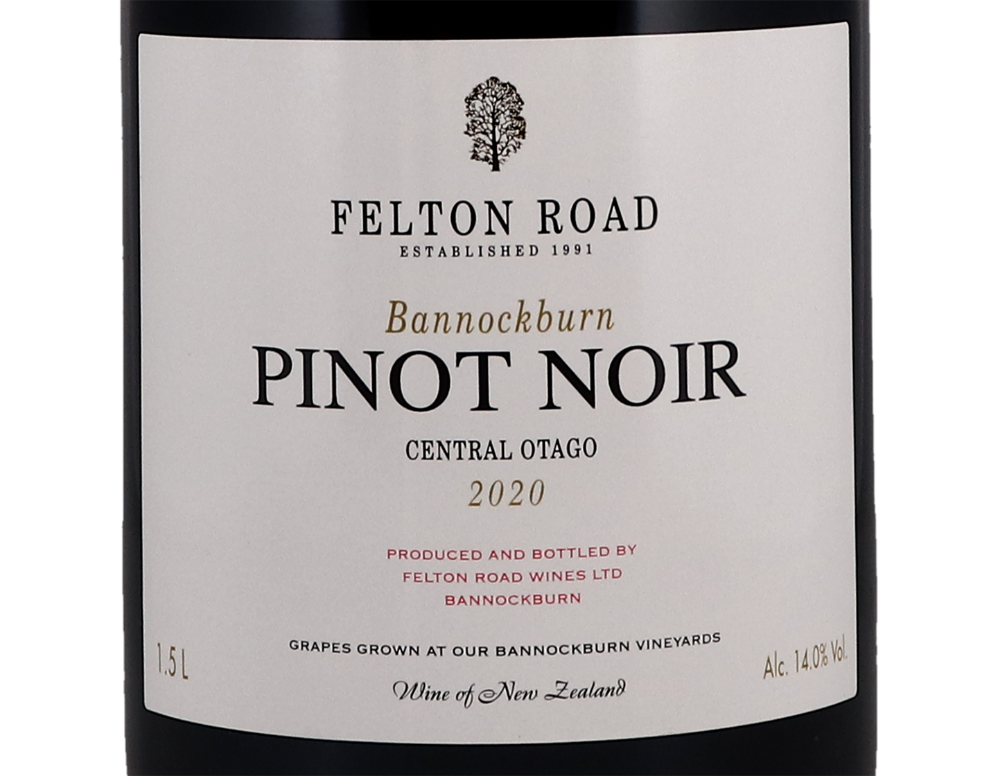 Magnum of Felton Road Bannockburn Central Otago Pinot Noir 2020