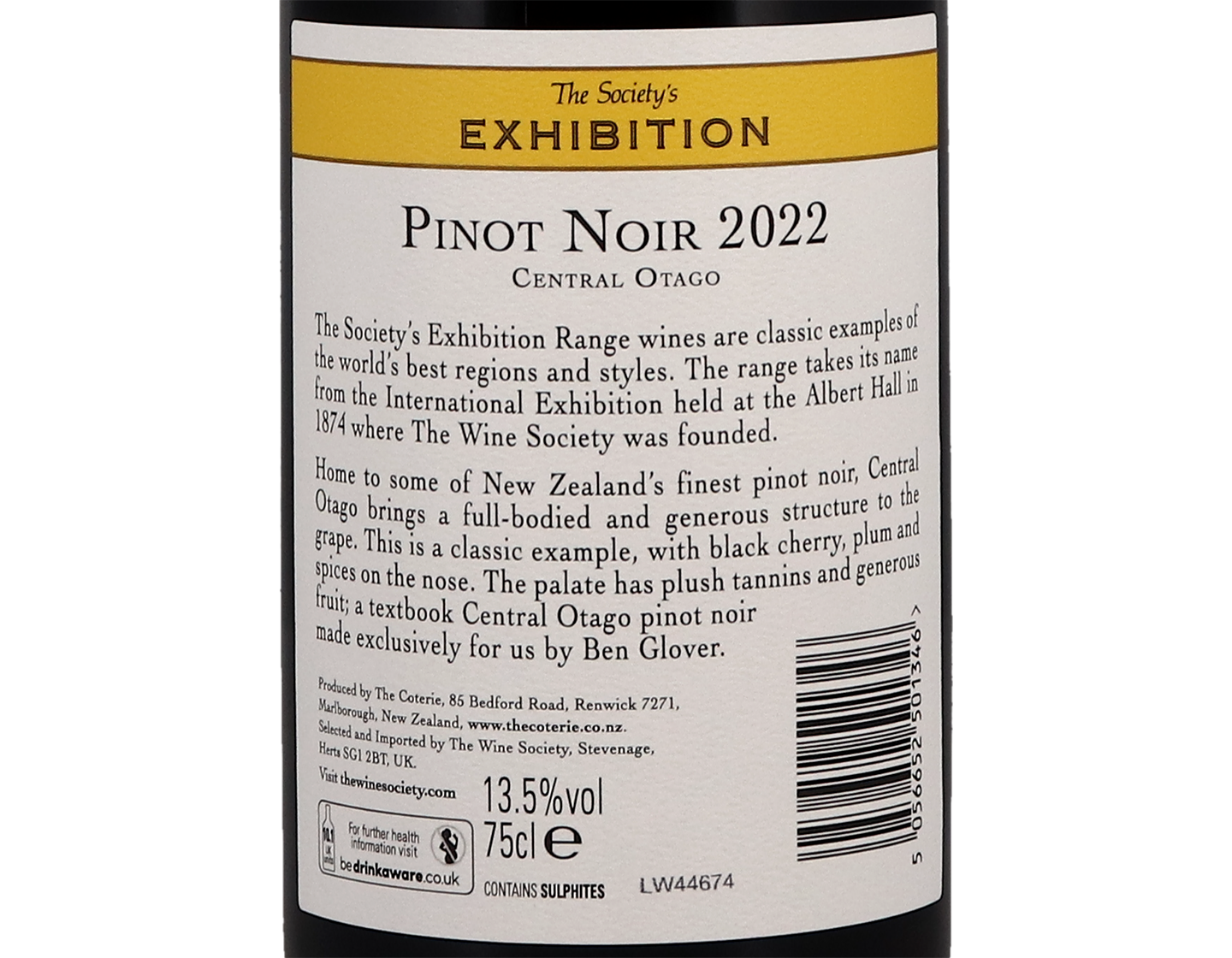 The Societys Exhibition Central Otago Pinot Noir 2022