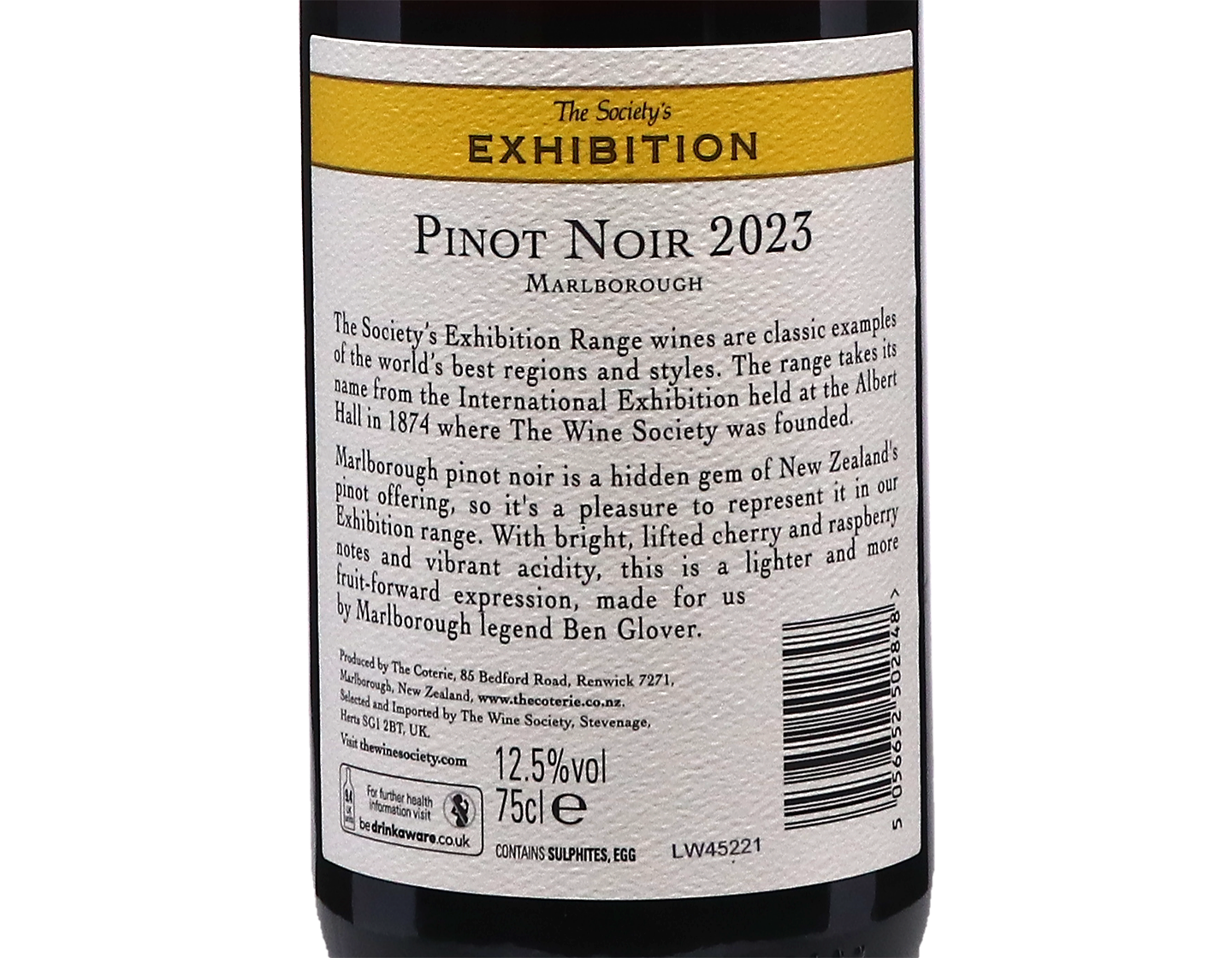 The Societys Exhibition Marlborough Pinot Noir 2023