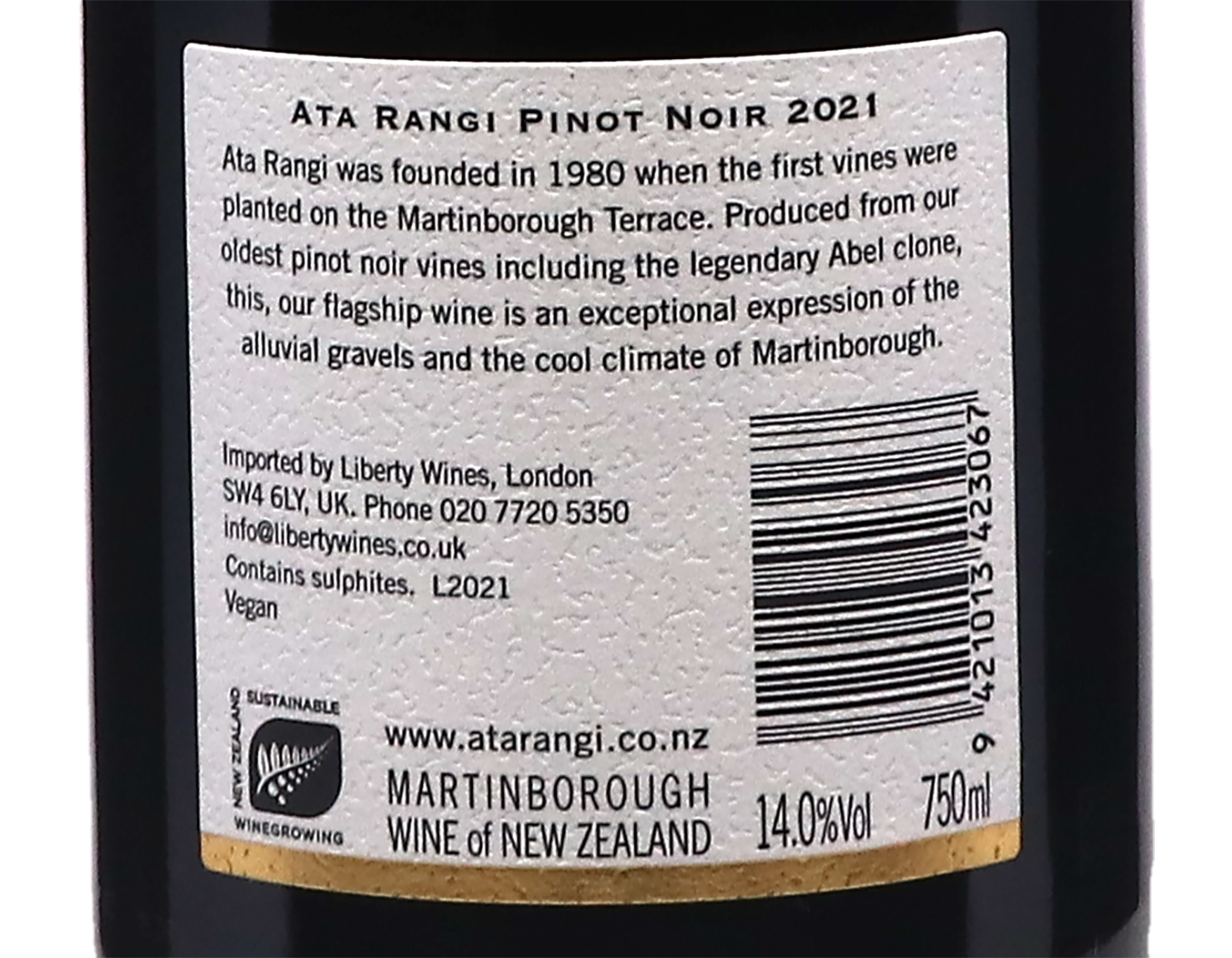 Ata Rangi Martinborough Pinot Noir 2021