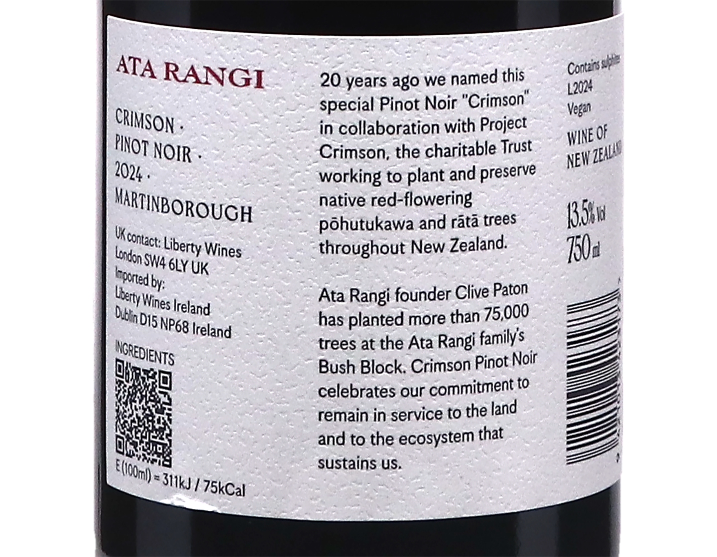 Ata Rangi Crimson Martinborough Pinot Noir 2024