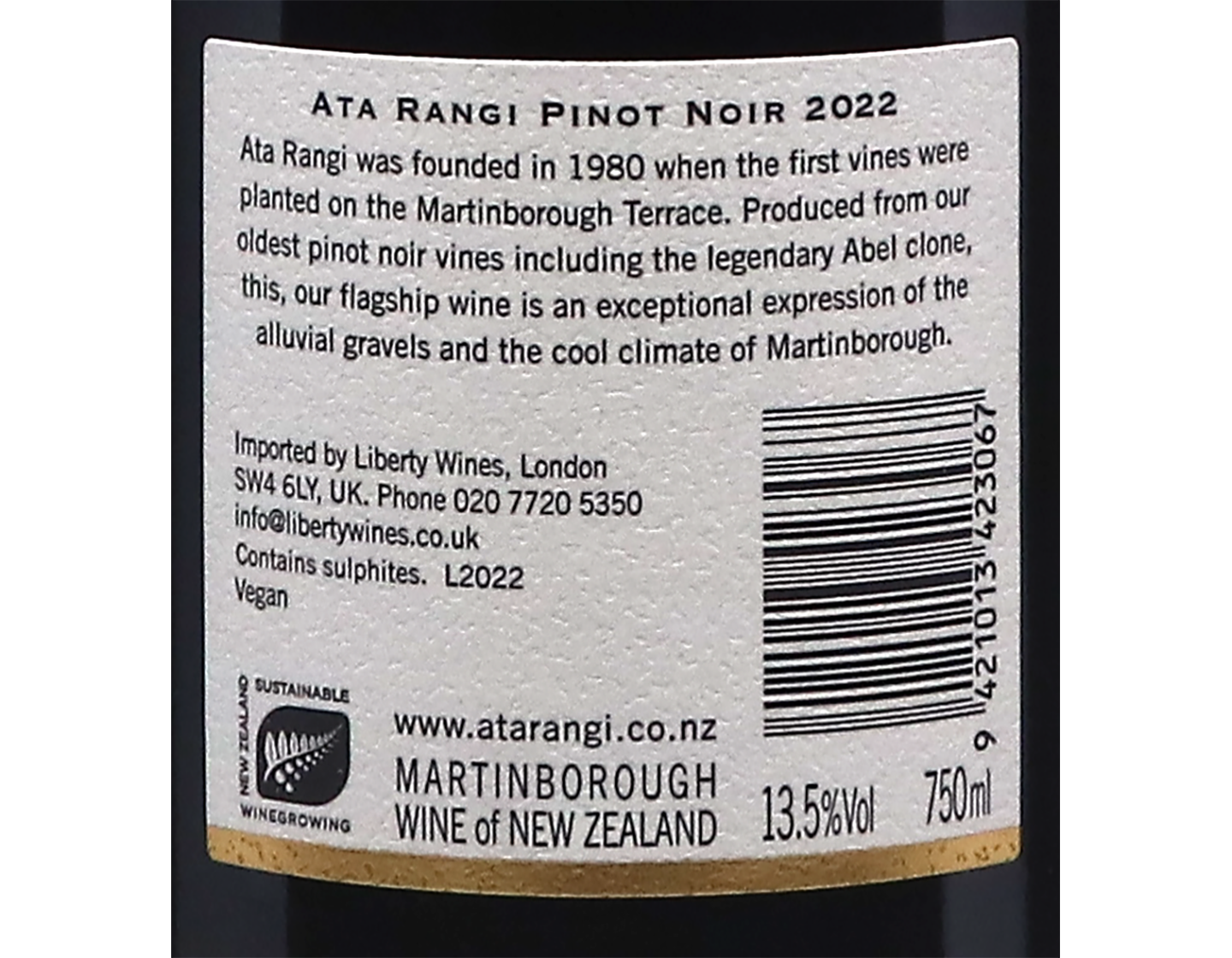 Ata Rangi Martinborough Pinot Noir 2022