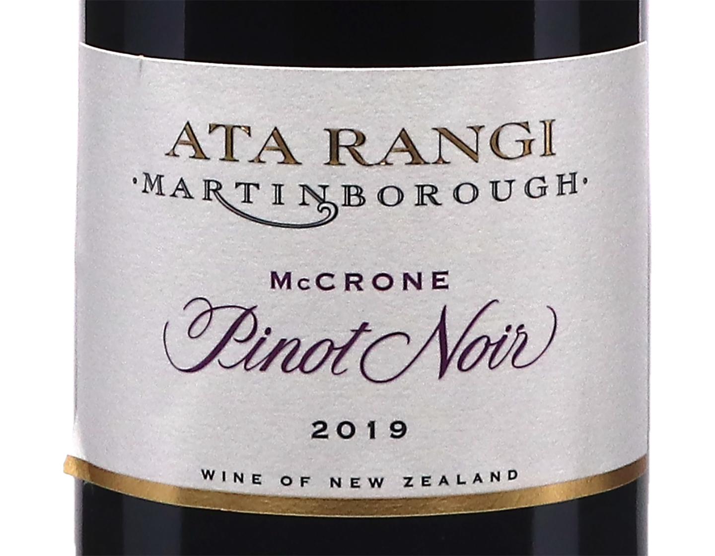 Ata Rangi McCrone Vineyard Martinborough Pinot Noir 2019