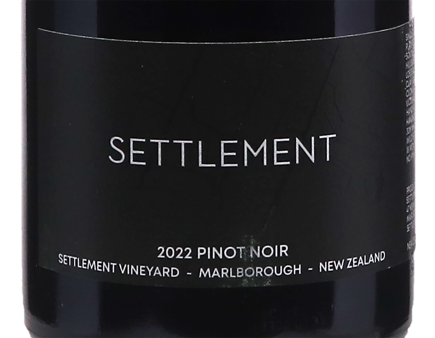 Settlement Single-Vineyard Marlborough Pinot Noir 2022