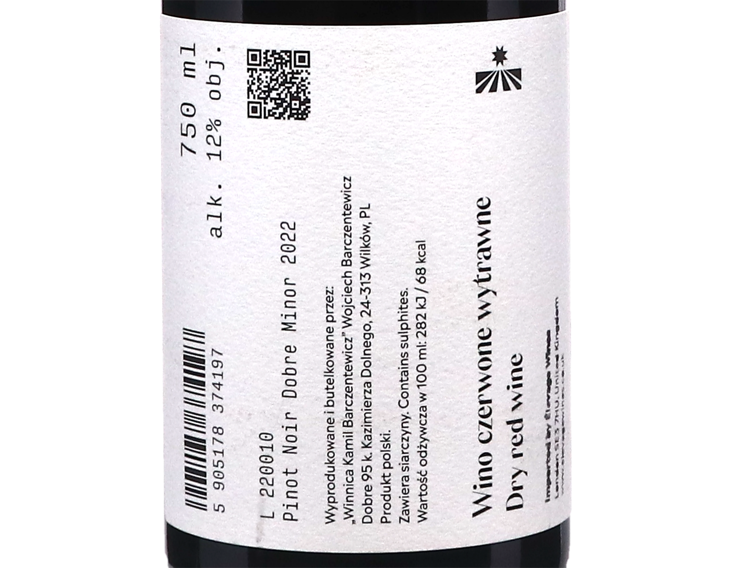Pinot Noir Minor 2022 Kamil Barczentewicz