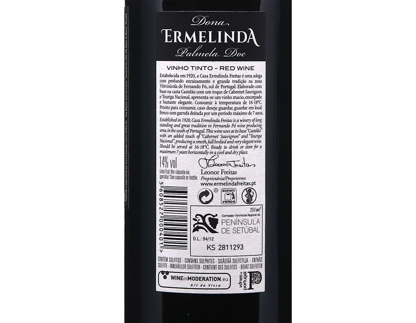 Casa Ermelinda Freitas Dona Ermelinda Tinto Palmela 2022
