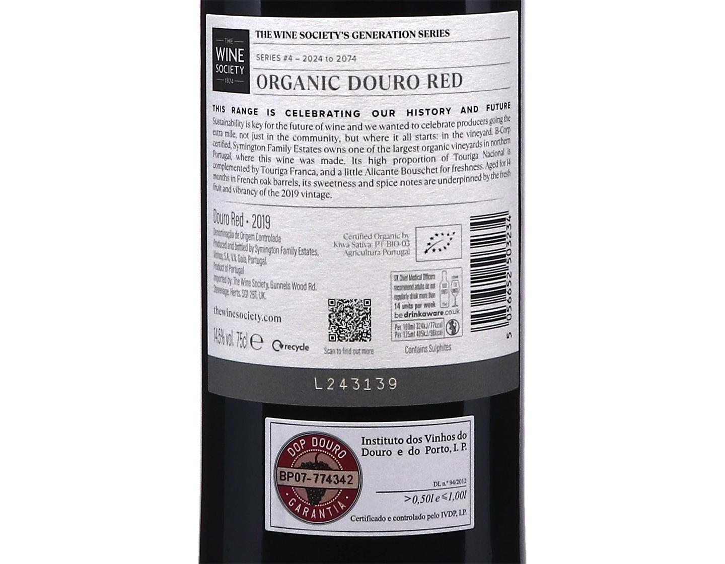The Wine Societys Generation Series Douro 2019 ORGANIC