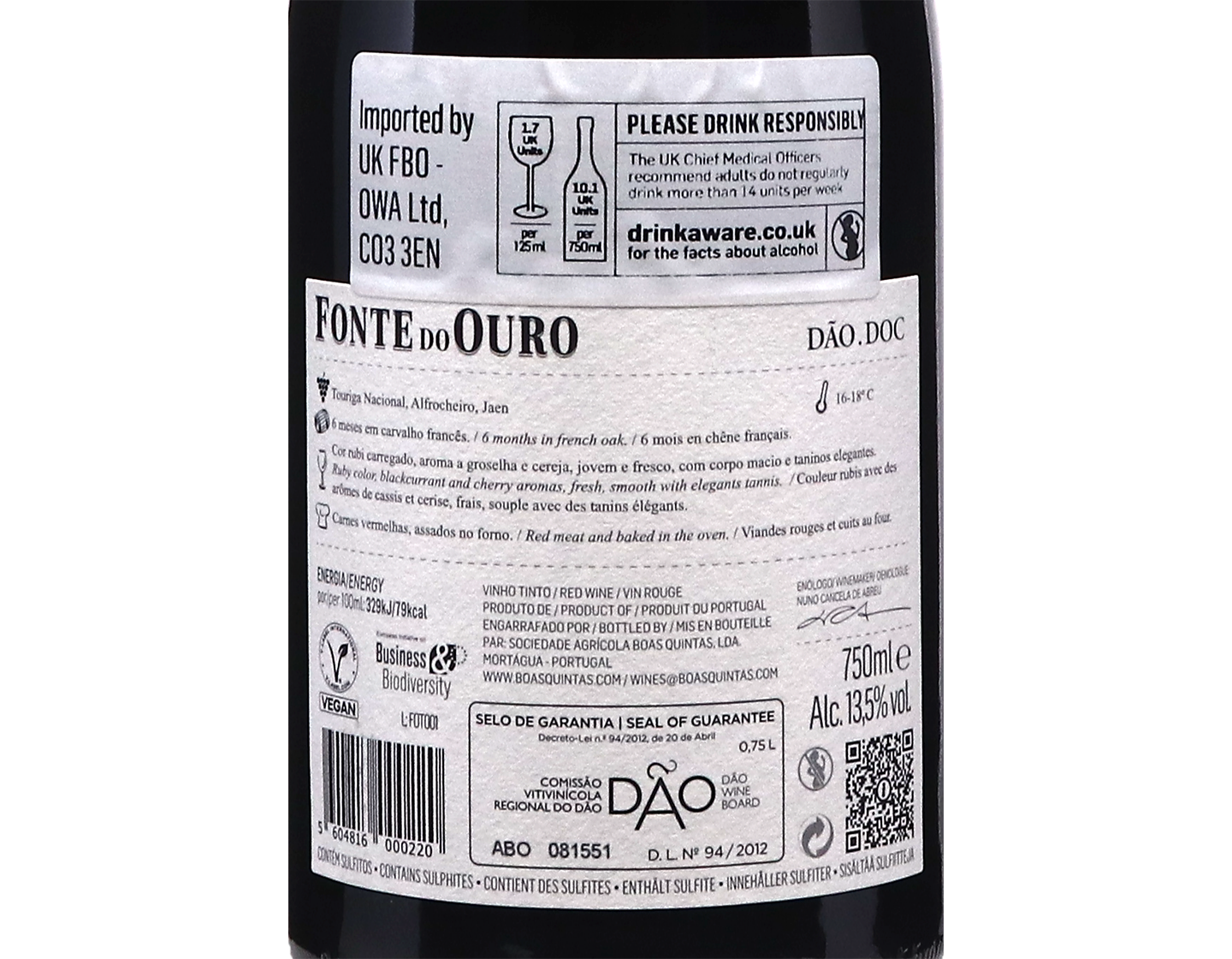 Fonte do Ouro, Dão 2021