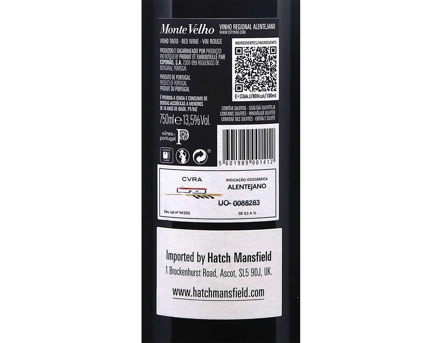 Esporao Monte Velho Tinto Alentejano 2023
