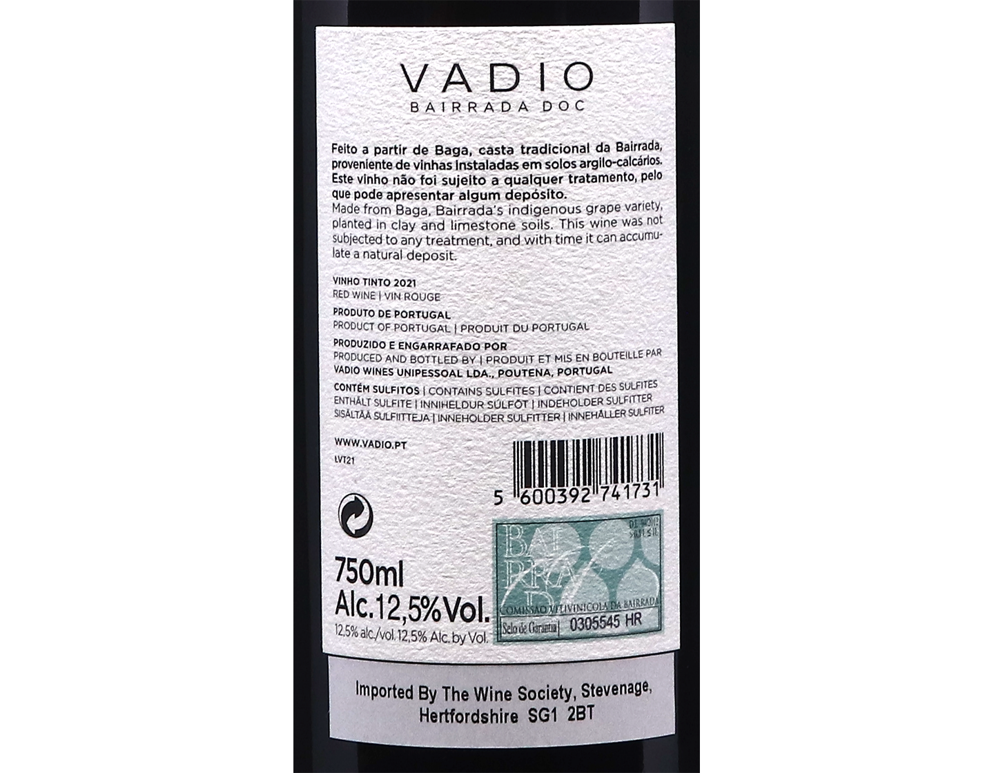 Vadio Tinto Bairrada 2021