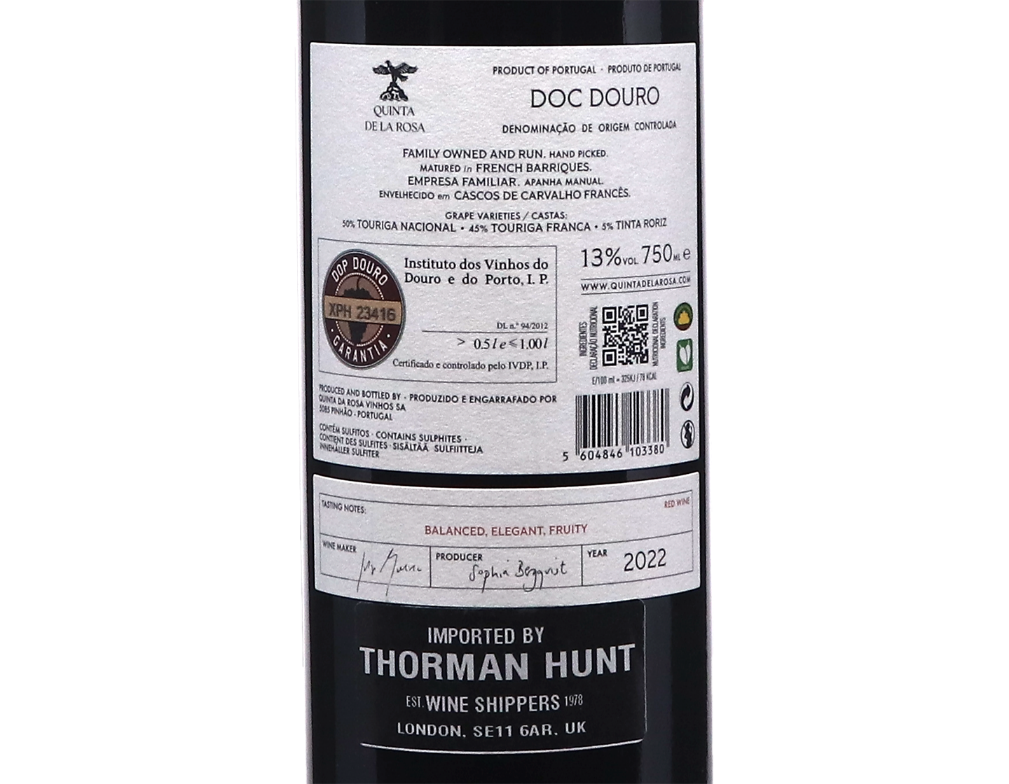 Quinta de la Rosa Reserva Tinto, Douro 2022