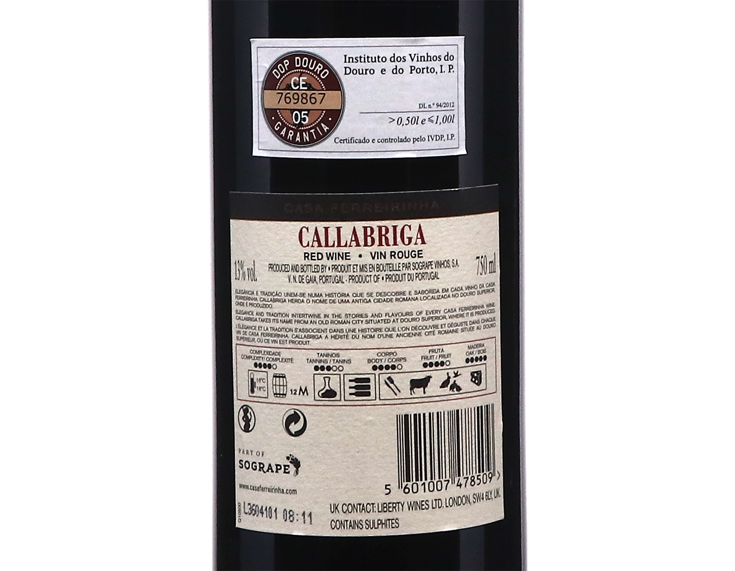Casa Ferreirinha Callabriga Tinto Douro 2023