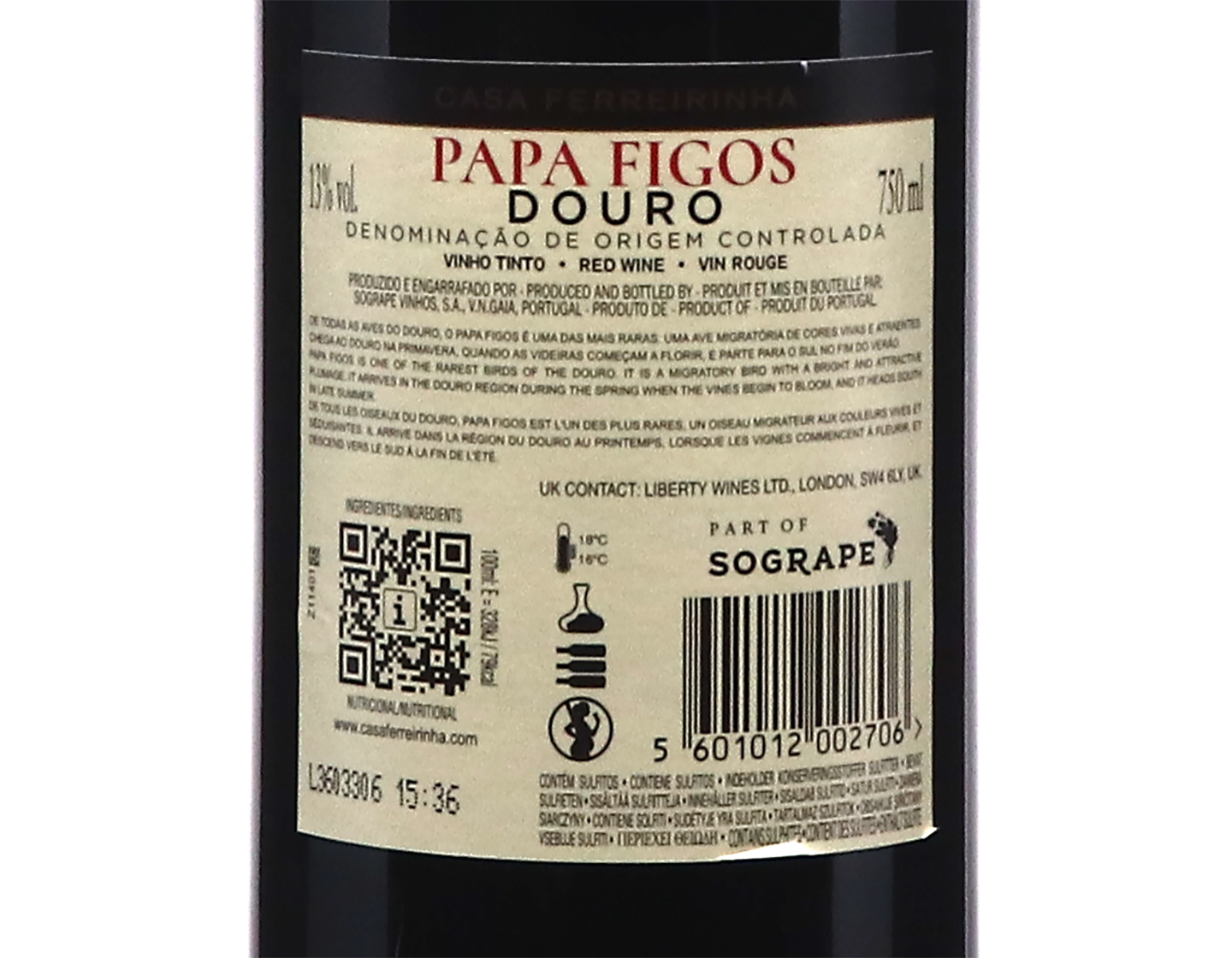 Casa Ferreirinha Papa Figos Tinto Douro 2024