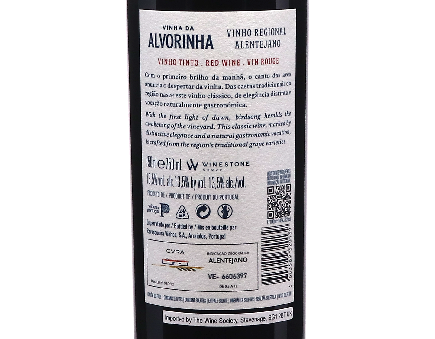 Vinha da Alvorinha Tinto Alentejano 2024