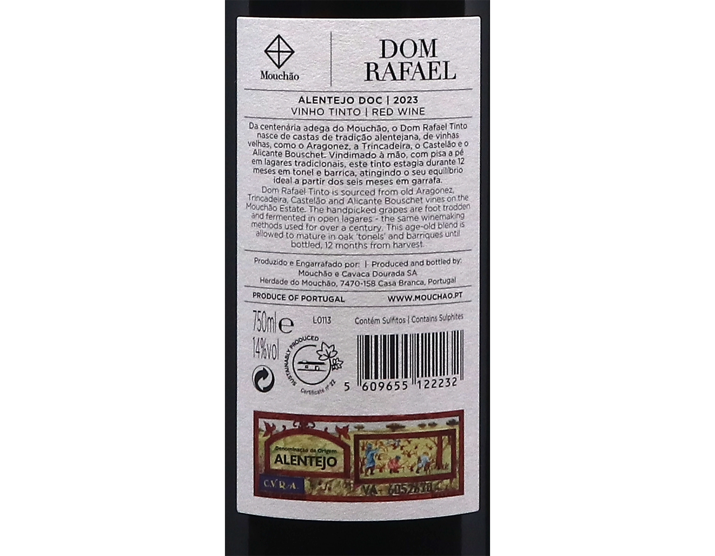 Mouchao Dom Rafael Tinto Alentejo 2023